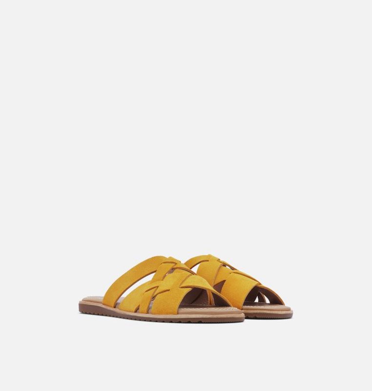 Sorel Dam Slides Gula - Ella™ Sandal - ZNU-319208
